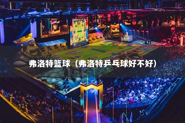 弗洛特篮球(弗洛特乒乓球好不好)